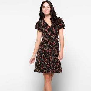 NWT Kaleigh faux wrap Kaela knit dress